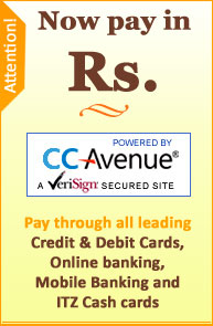 Now you can pay in Indian Rupees in Parihara.com using CC Avenue payment gateway